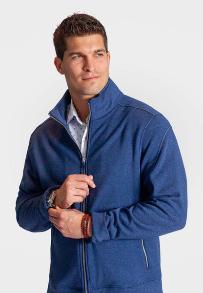 Breckenridge Full-Zip Sweatshirt - Tokyo Blue Buki