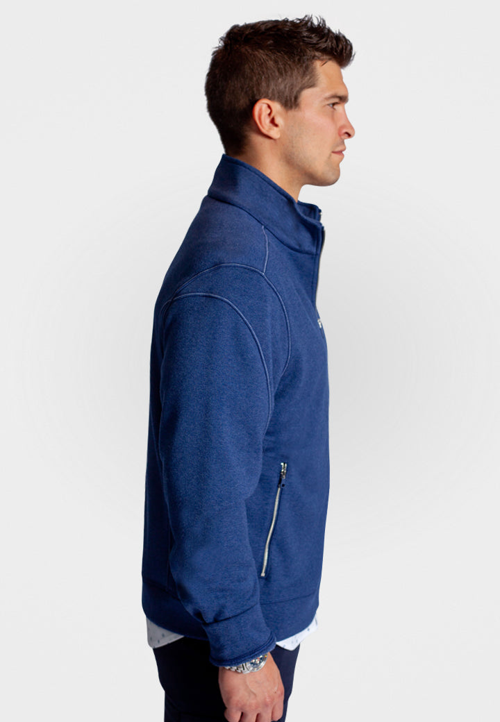 Breckenridge Full-Zip Sweatshirt - Tokyo Blue Buki