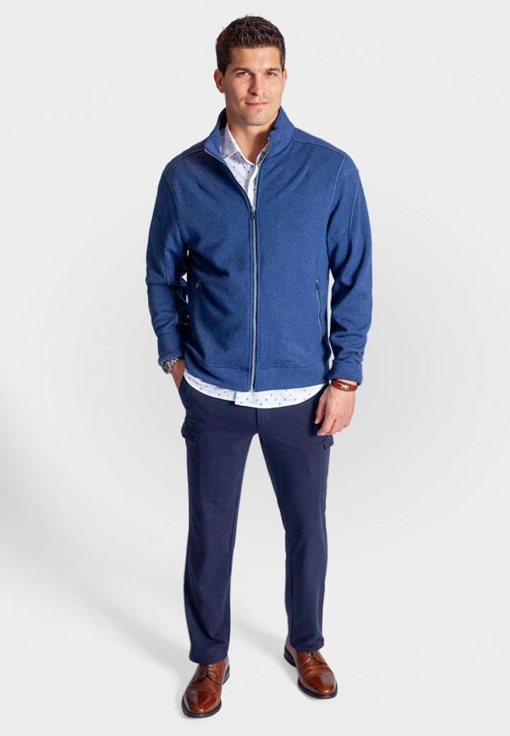Breckenridge Full-Zip Sweatshirt - Tokyo Blue Buki