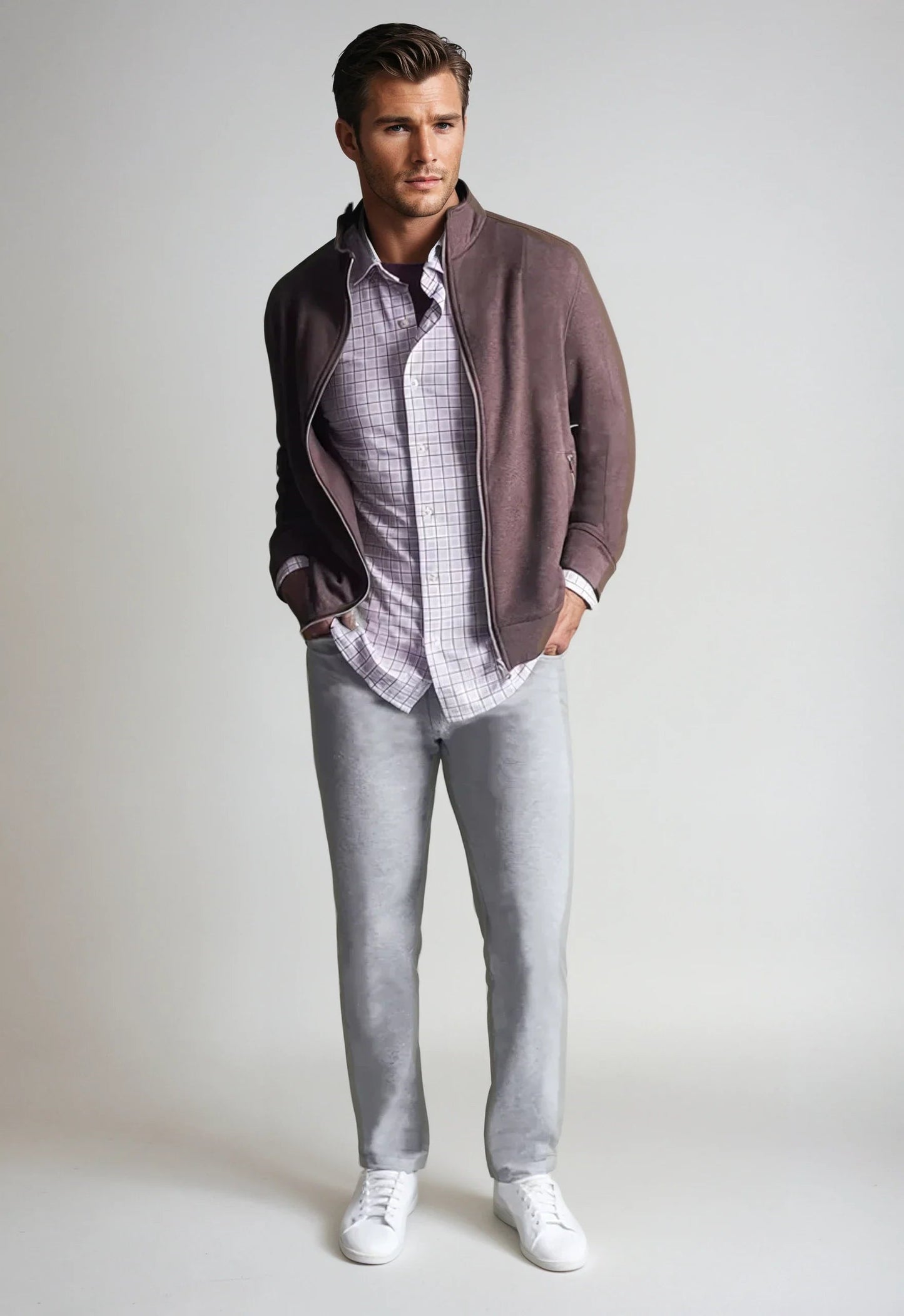 Breckenridge Full-Zip Sweatshirt - Espresso Buki