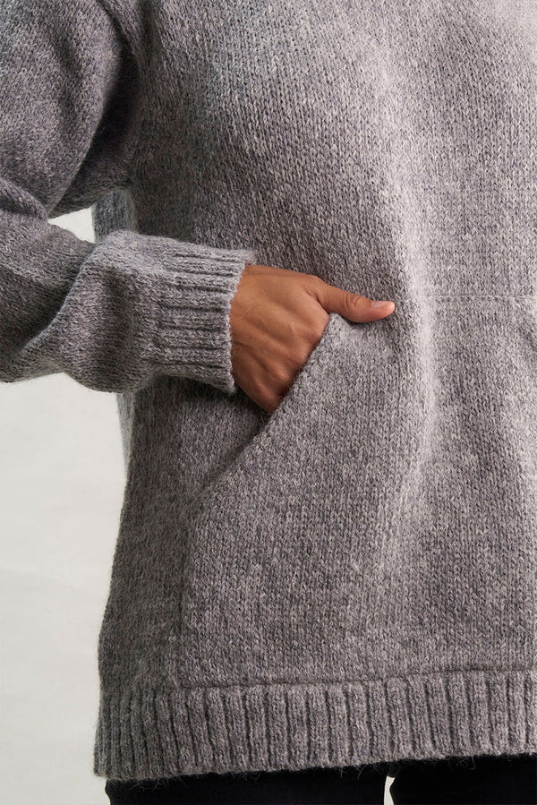 Briana Alpaca Hoodie Pullover Purely Alpaca
