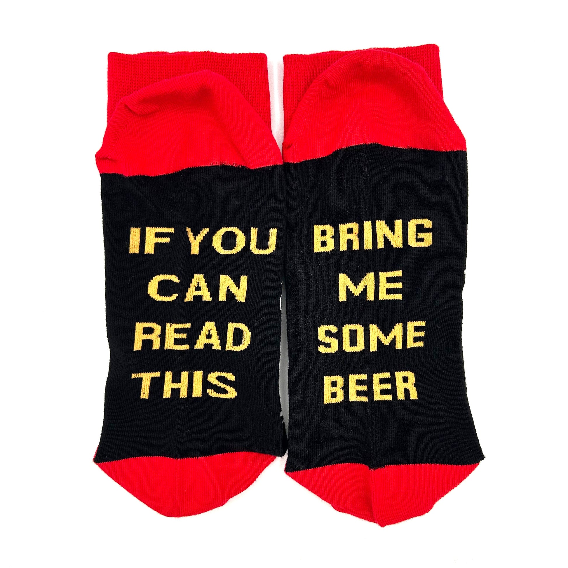 Bring Me Some Beer Novelty Socks Shield Republic