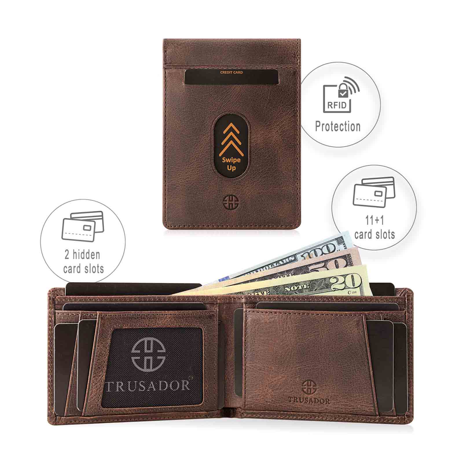 Trento Slim Wallet Trusador