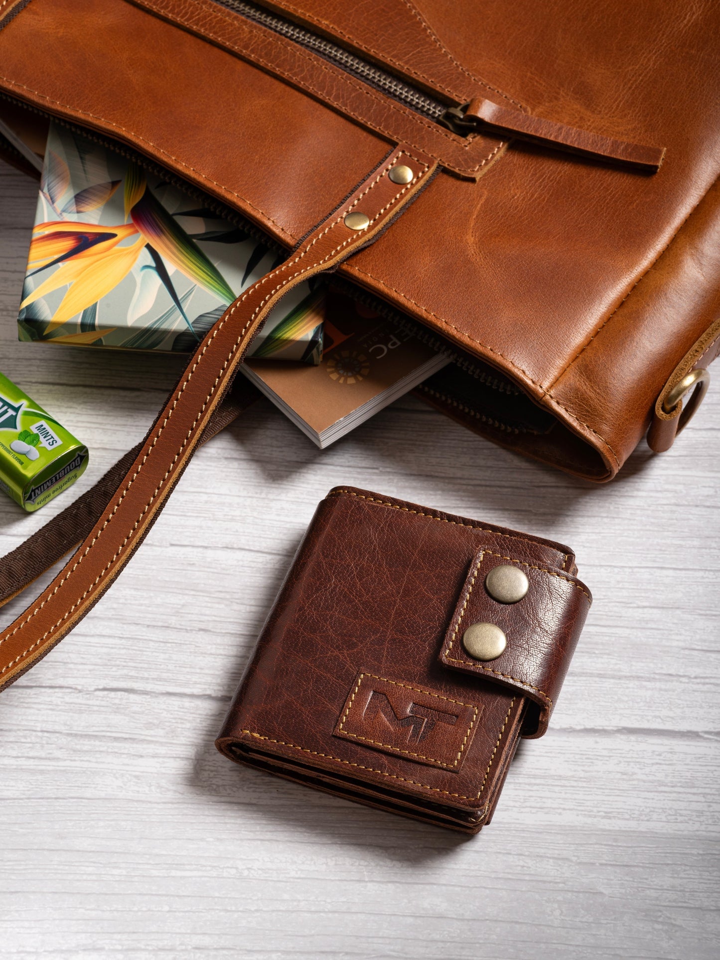 Swift Hold Wallet - Brown Classy Leather Bags