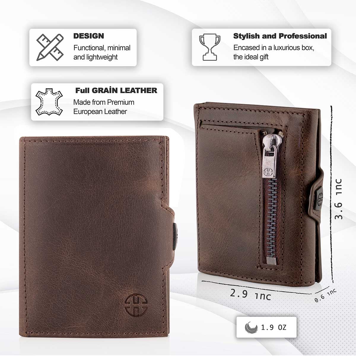 Verona Wallet With Coin Pocket Trusador