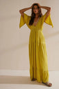 Casual Fashion V-Neck Maxi Dress for Summer