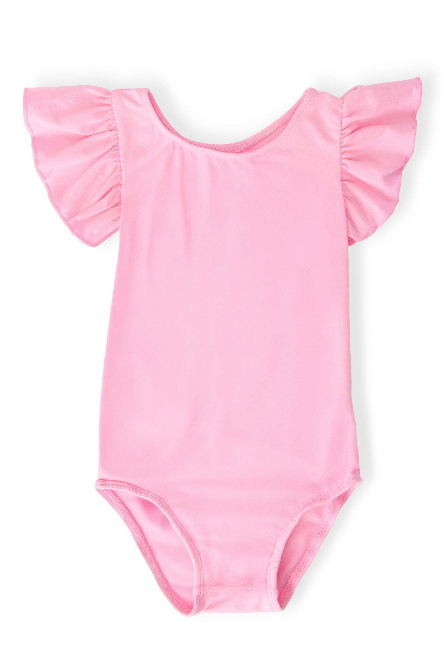Bubblegum Pink S/S Flutter Sleeve Leotard Mila & Rose ®