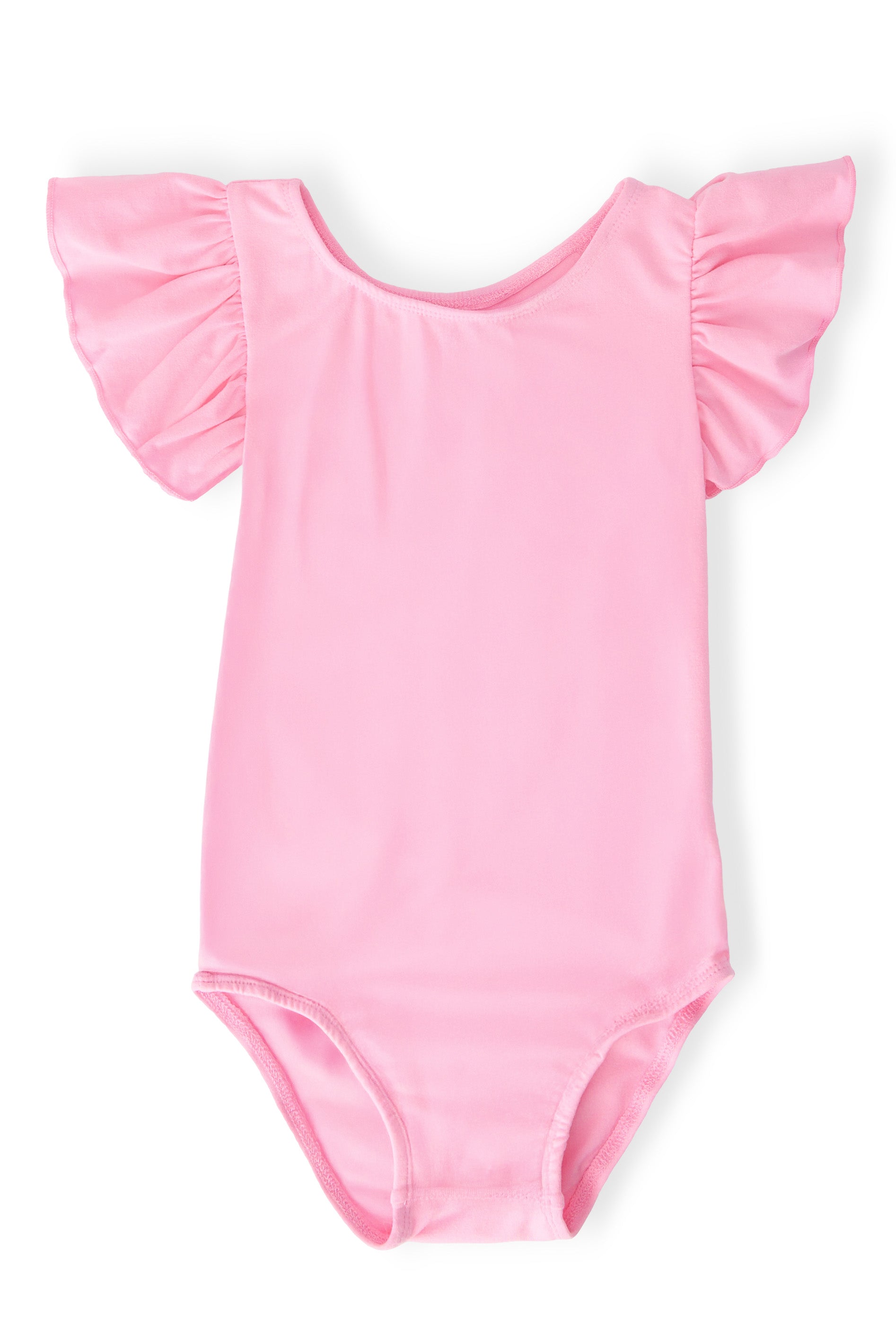 Bubblegum Pink S/S Flutter Sleeve Leotard Mila & Rose ®