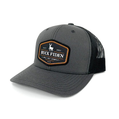 Buck Fiden Woven Patch Hat Shield Republic