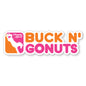 Buck N Go Nuts Sticker Horseplay Apparel