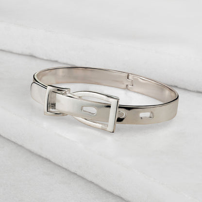 Ashton - Riding Stirrup Buckle Bracelet Silver Urban-Equestrian