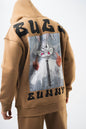 Bugs Bunny Graphic Unisex Oversized Hoodie - Vintage Cartoon Withinblack