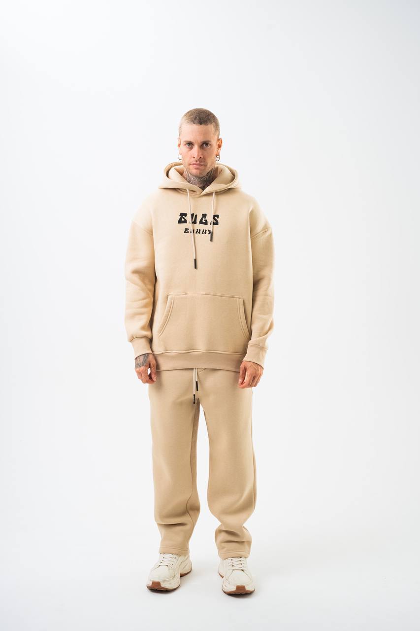 Bugs Bunny Graphic Unisex Oversized Hoodie - Vintage Cartoon Withinblack