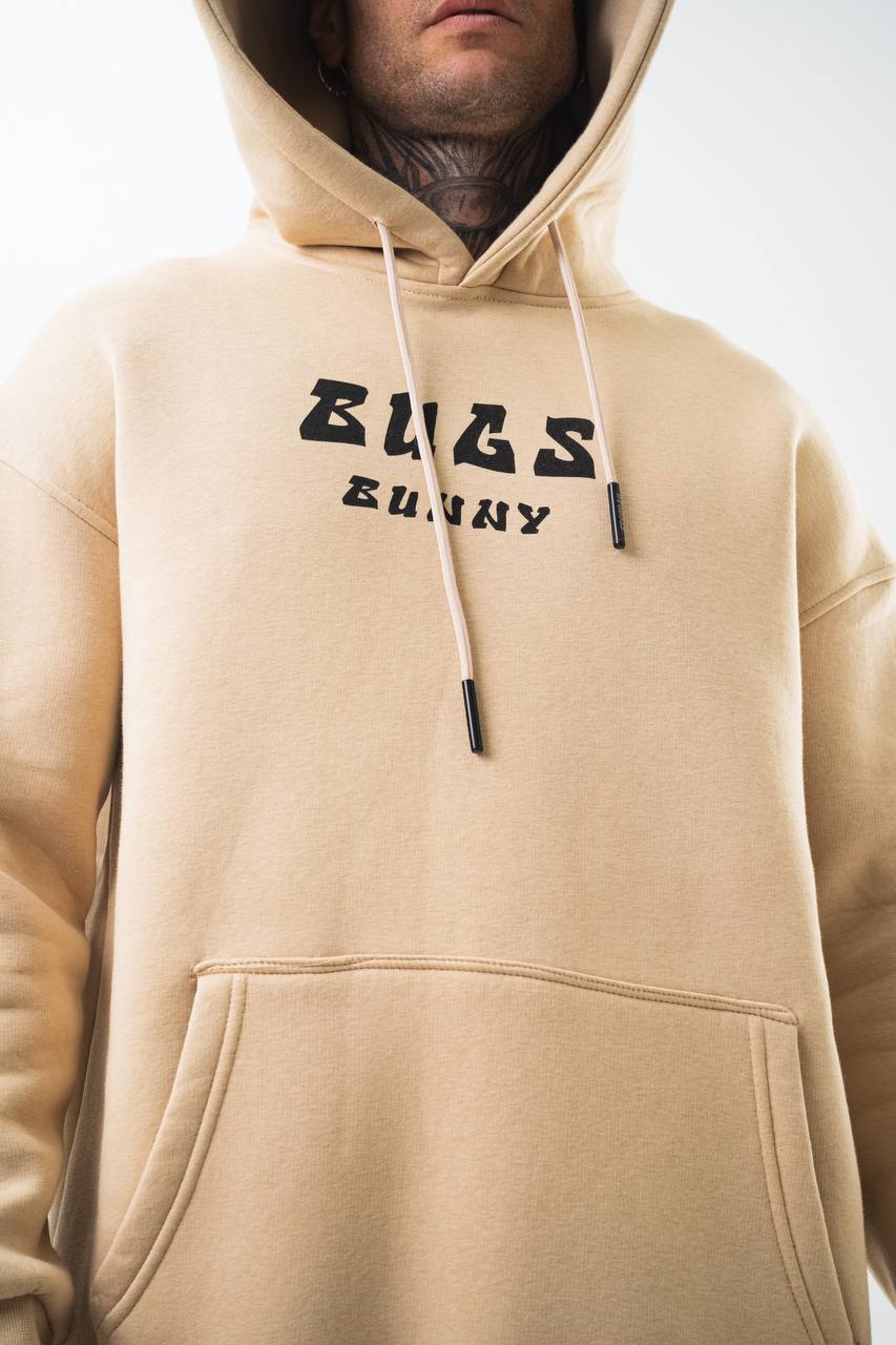 Bugs Bunny Graphic Unisex Oversized Hoodie - Vintage Cartoon Withinblack
