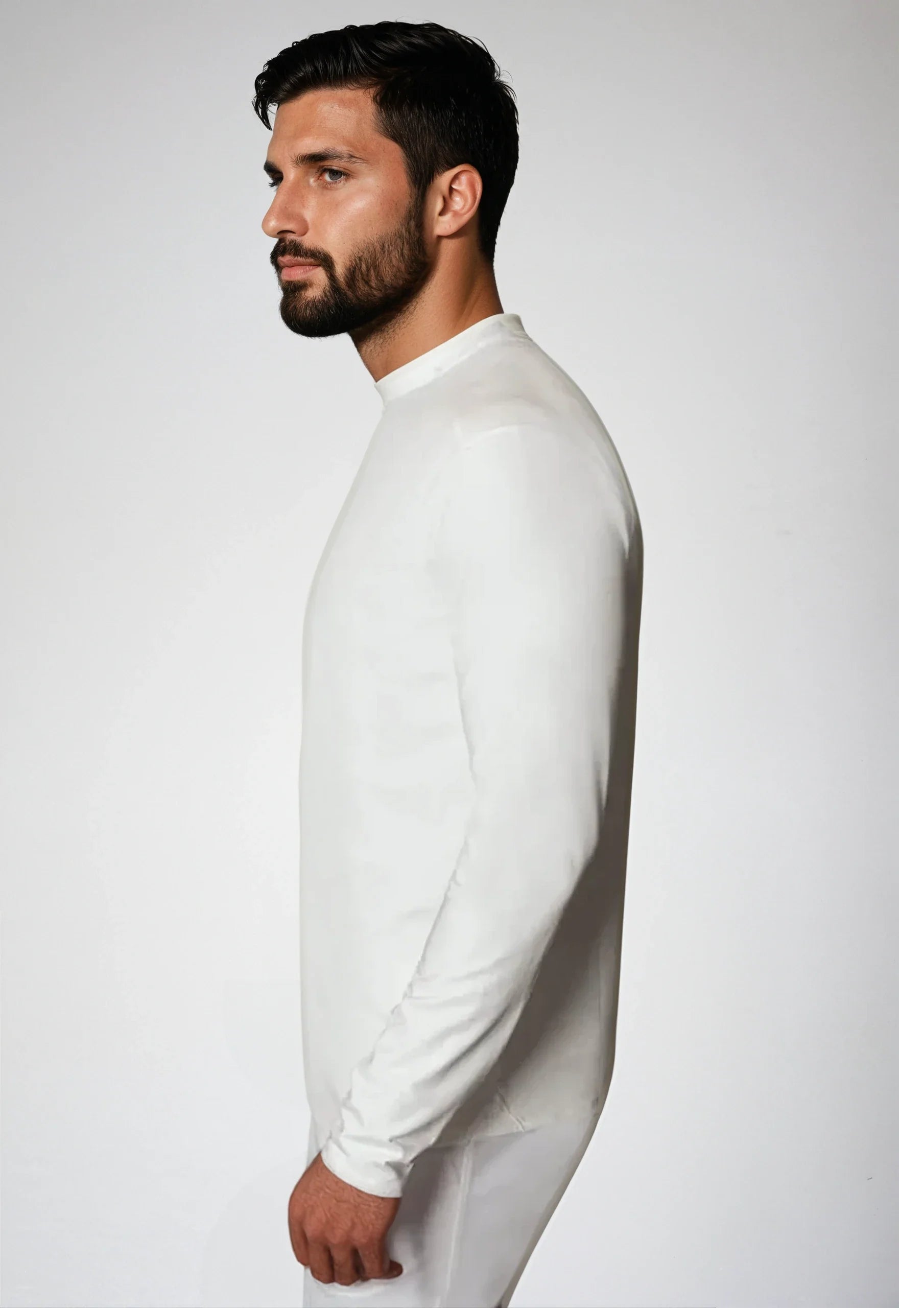 Buki Cinqo Long Sleeve Tech Tee - White Buki