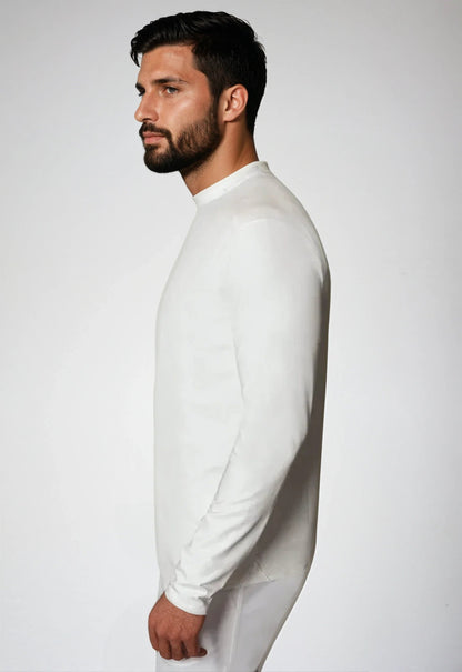 Buki Cinqo Long Sleeve Tech Tee - White Buki