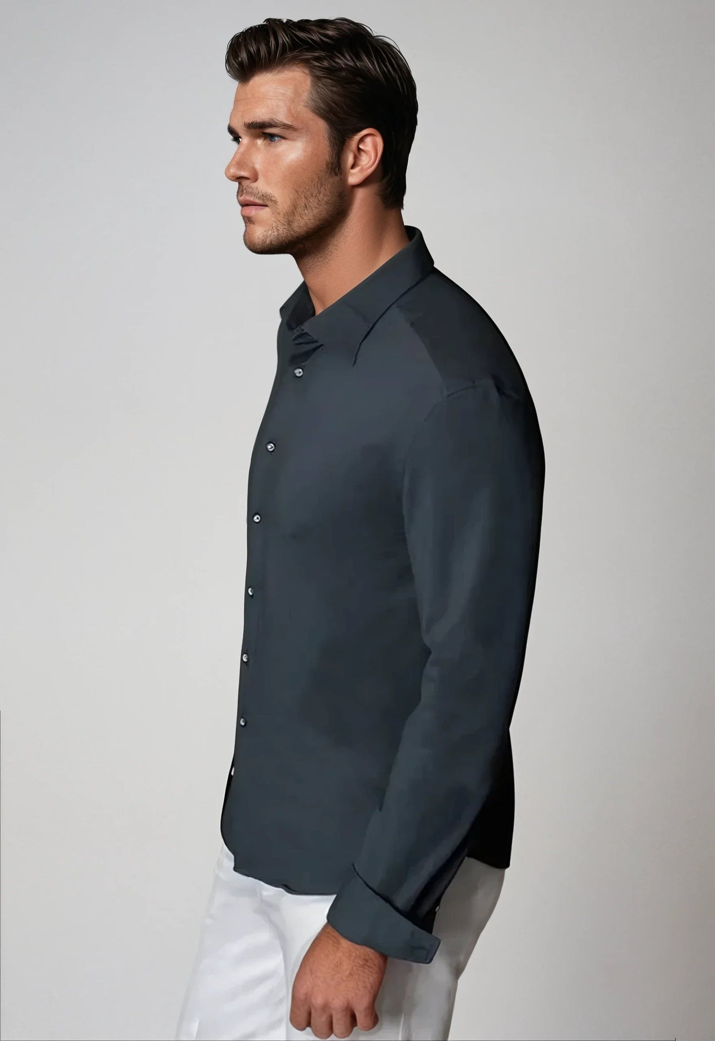 Buki Cinqo 'Single Shot' Long Sleeve Shirt - Blue Night Buki