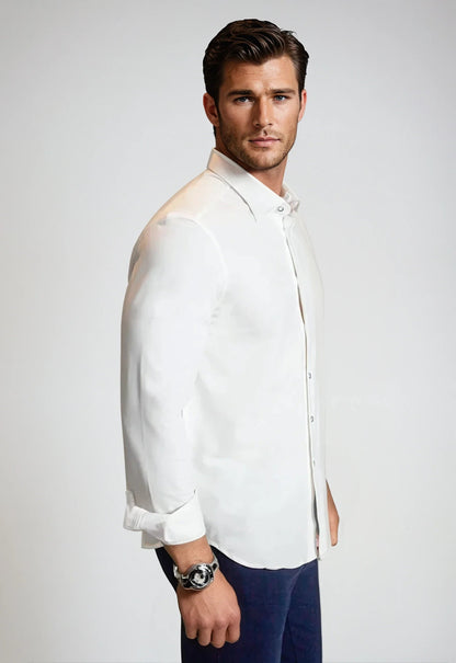 Buki Cinqo 'Single Shot' Long Sleeve Shirt - White Buki