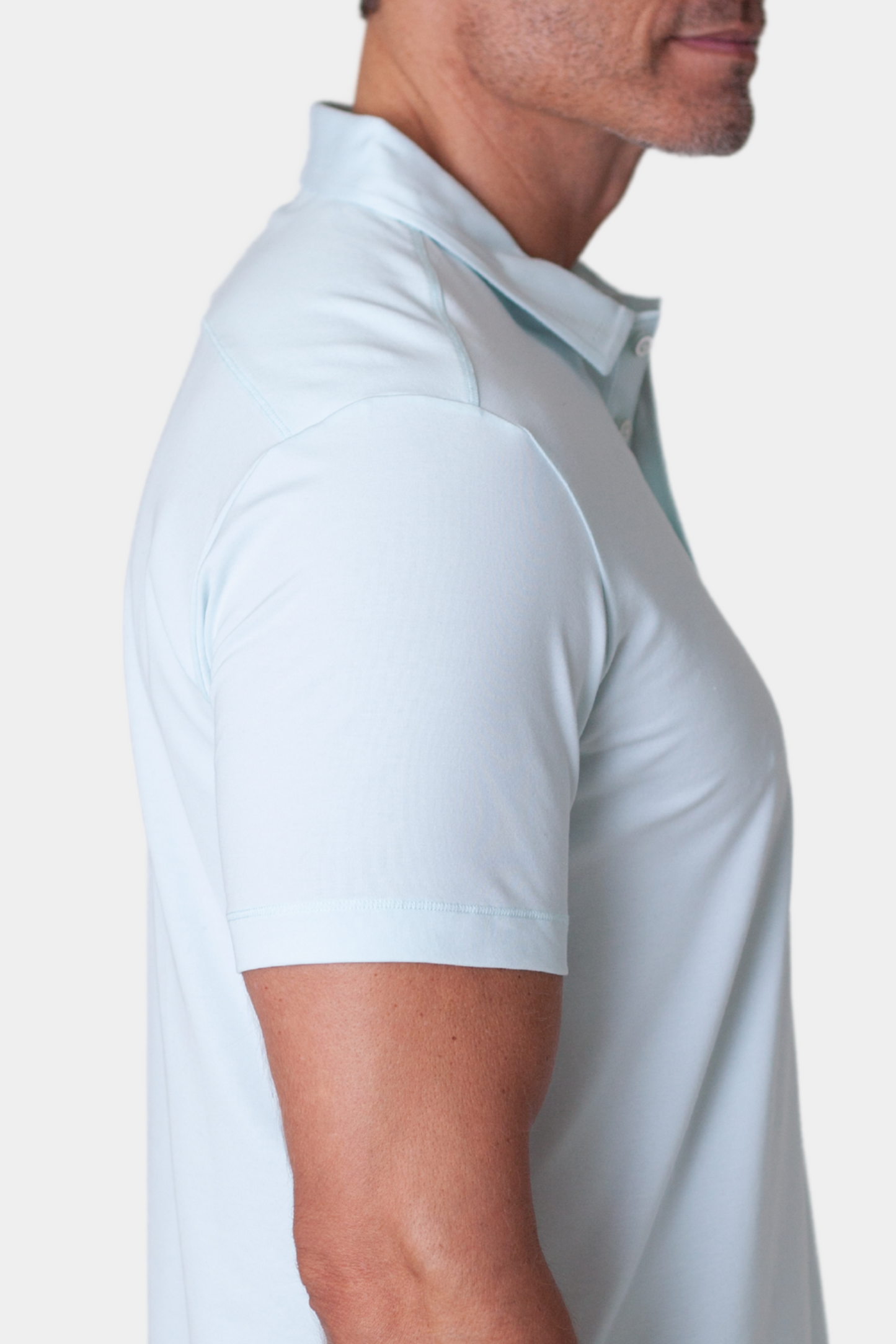 Coolest Polo Tech Shirt - Light Blue Buki