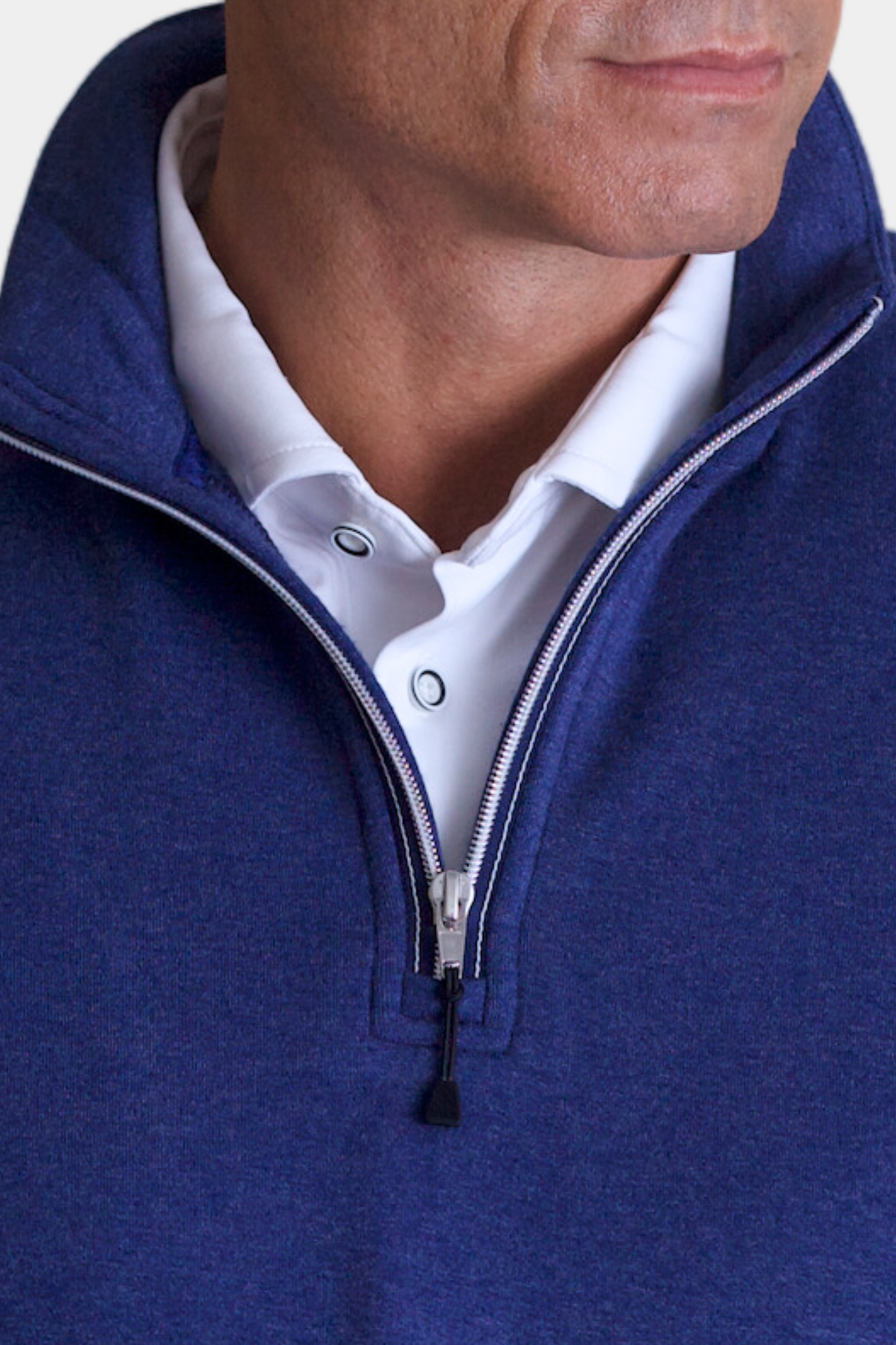 Voey Quarter Zip Sweatshirt - Tokyo Blue Buki
