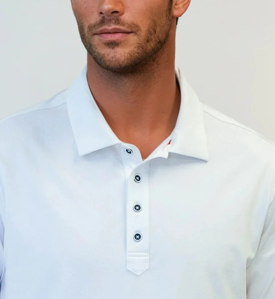 Buki Cinqo Polo - White Buki