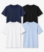 Buki Cinqo Tech Tee 4-Pack - White/French Blue/Blue Night/Black Buki