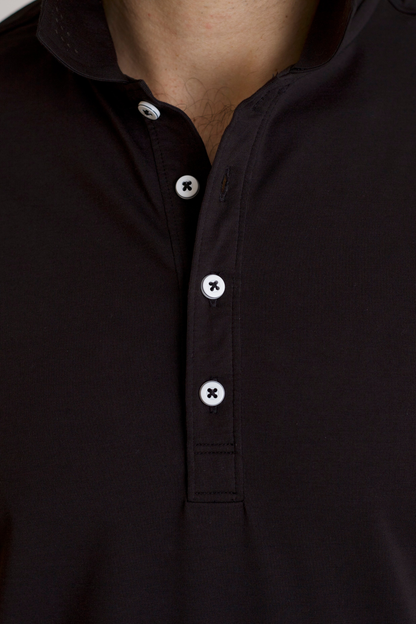 Coolest Polo Tech Shirt - Black Buki