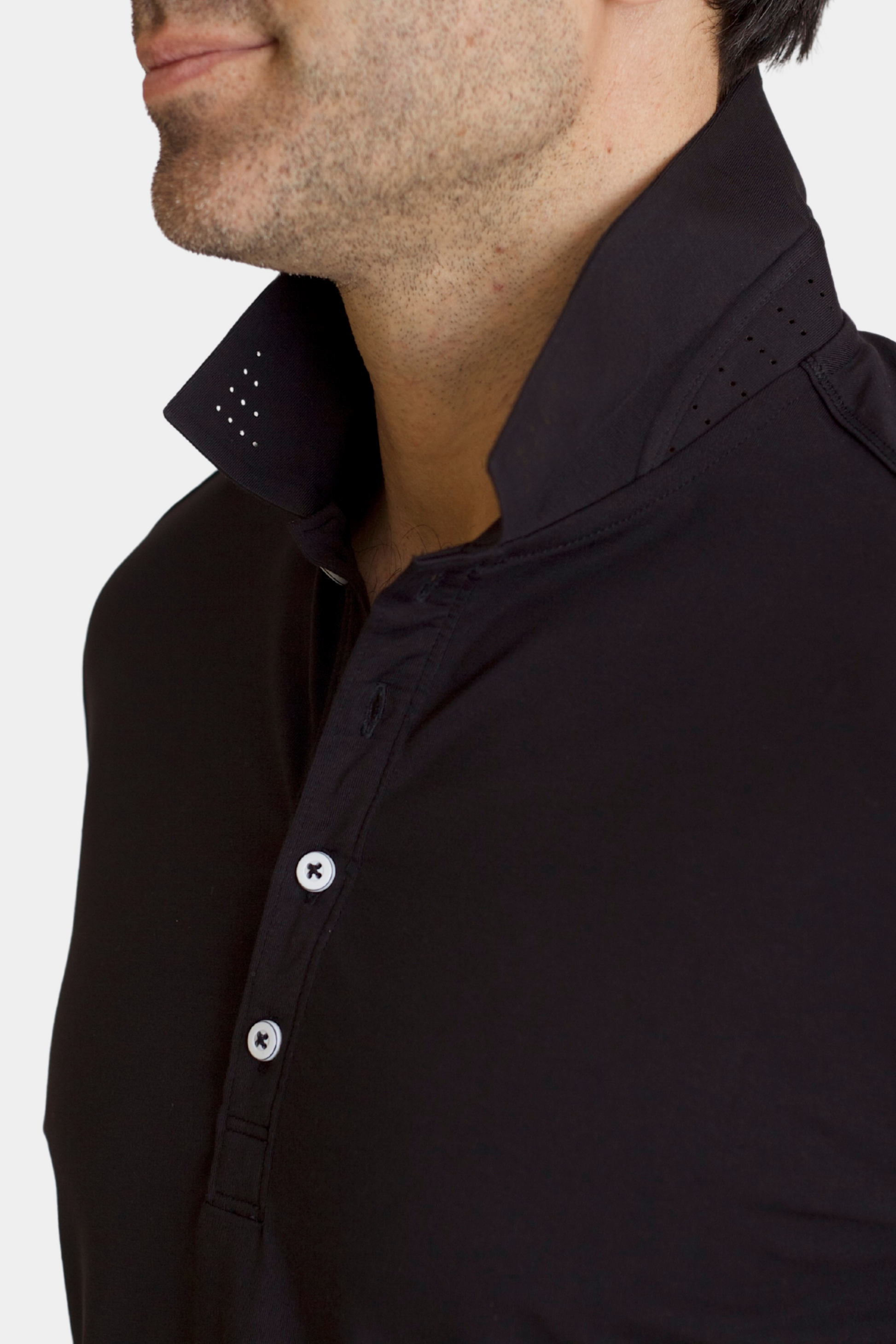 Coolest Polo Tech Shirt - Black Buki