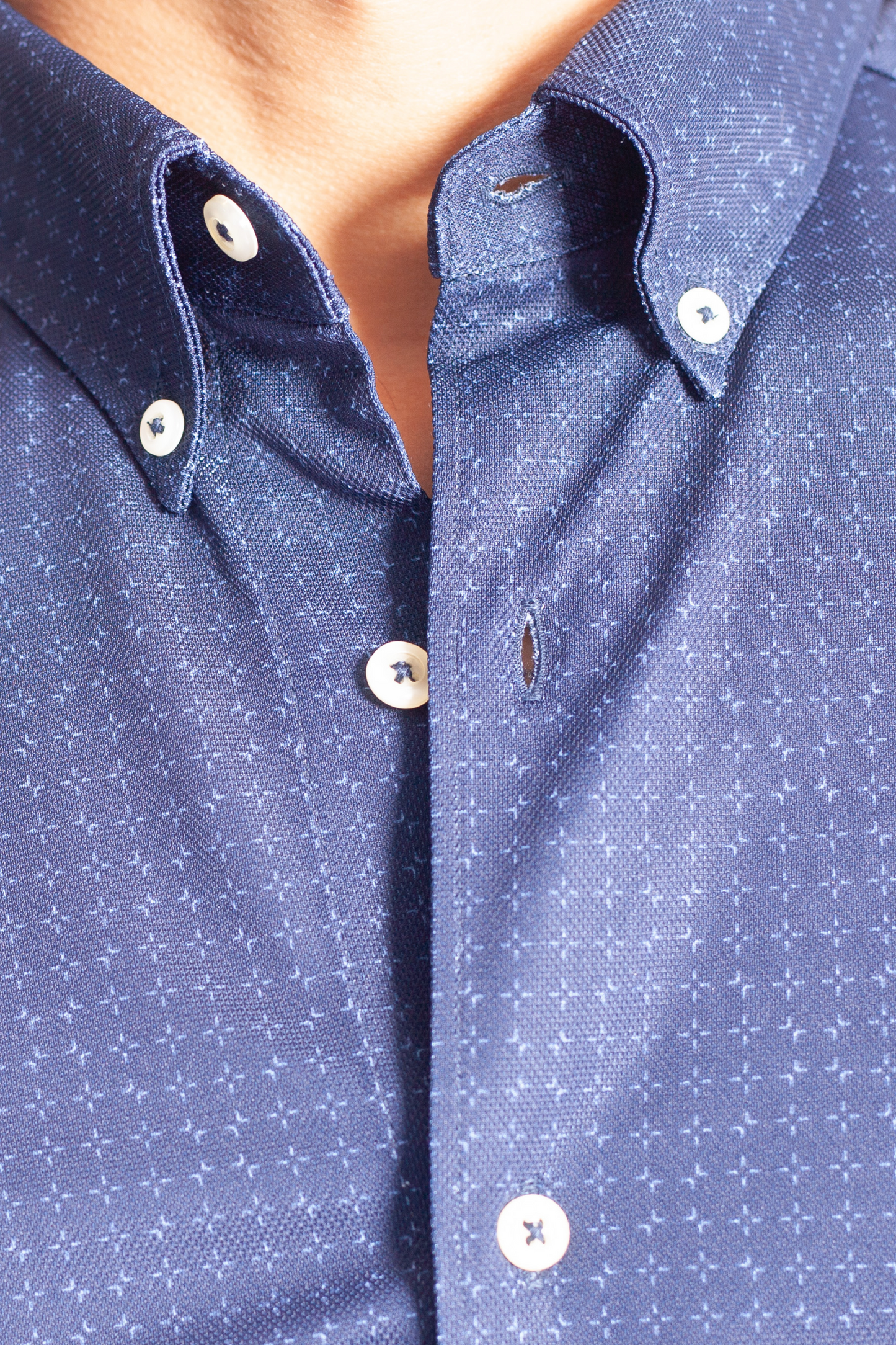 Kensington Long Sleeve Button-Down Tech Shirt Buki