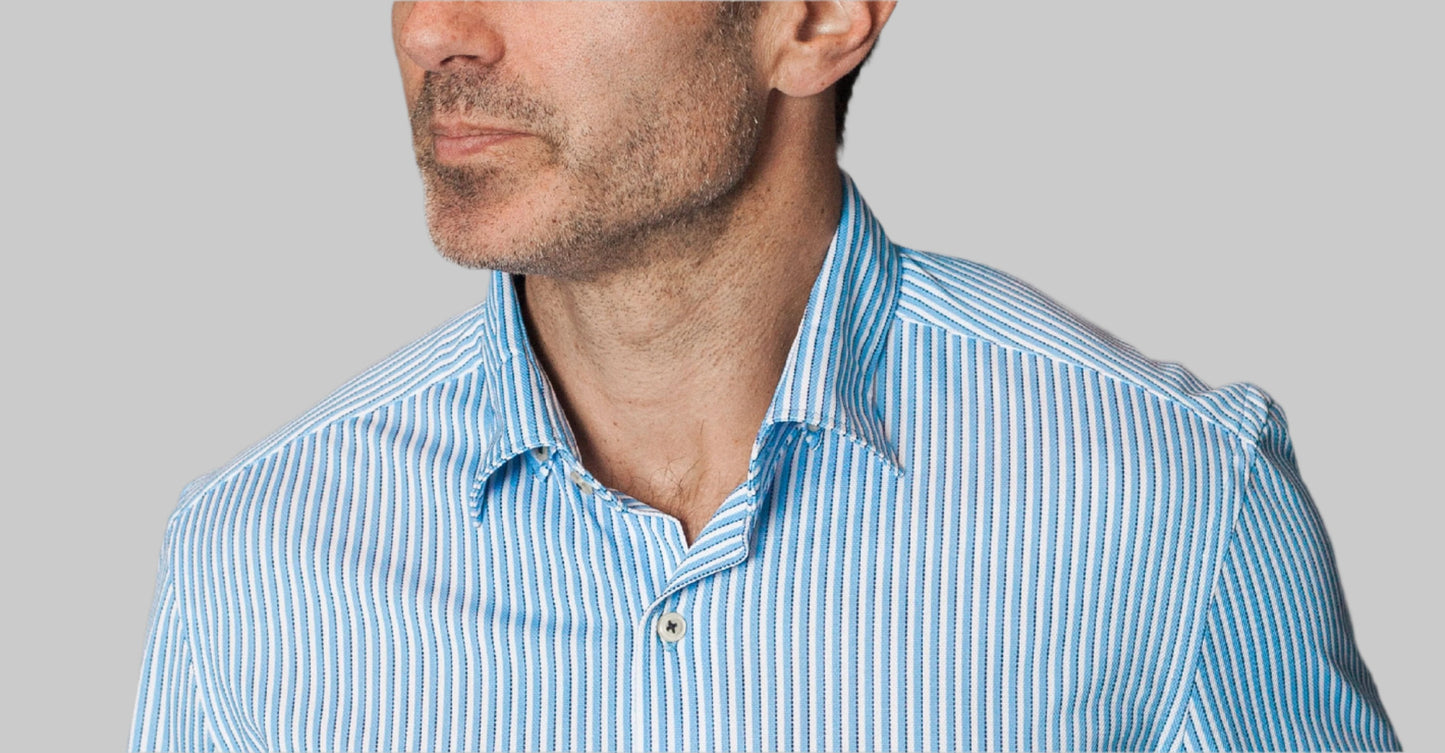 Hansen Stripe Long Sleeve Tech Shirt Buki