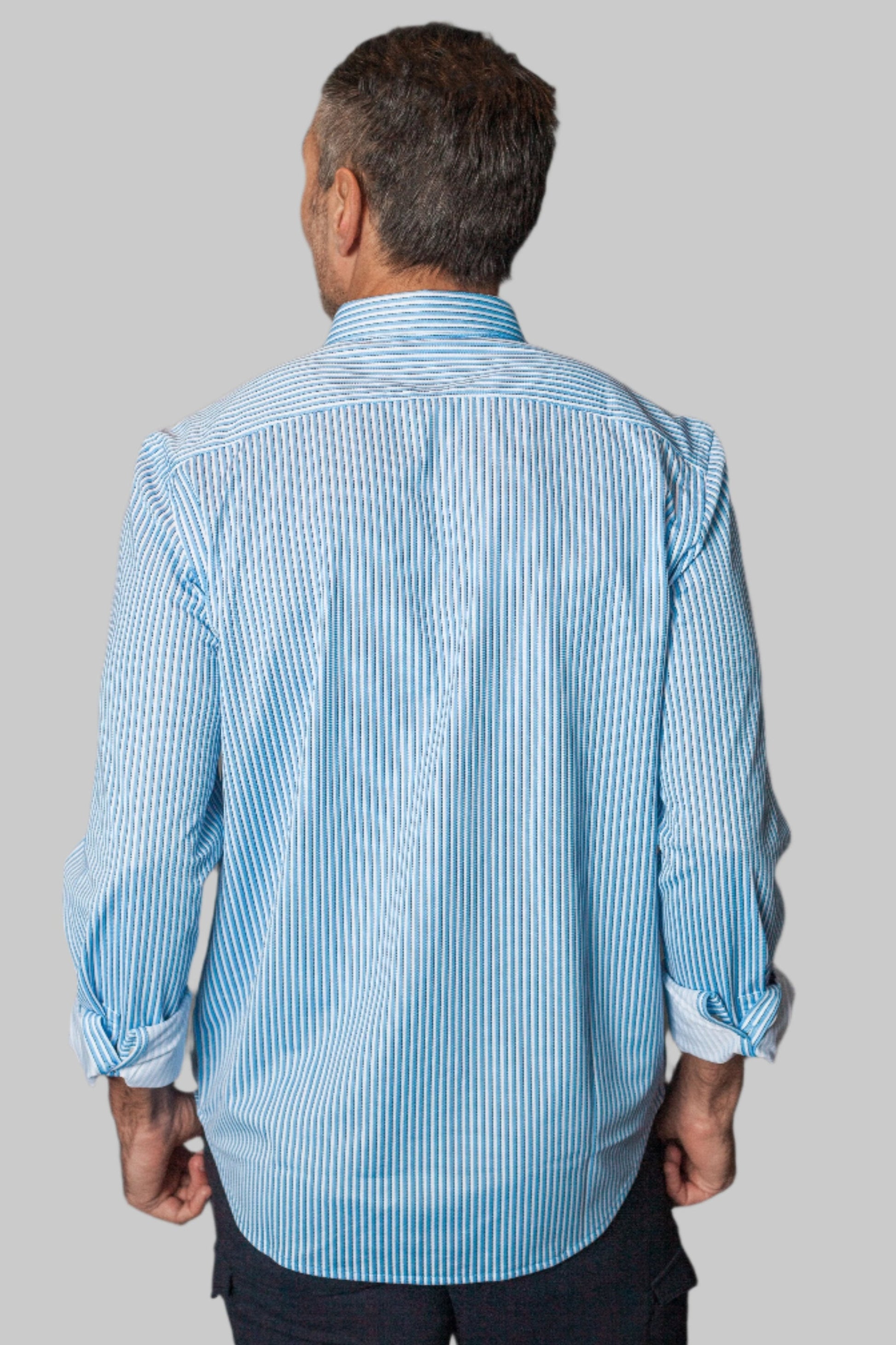 Hansen Stripe Long Sleeve Tech Shirt Buki