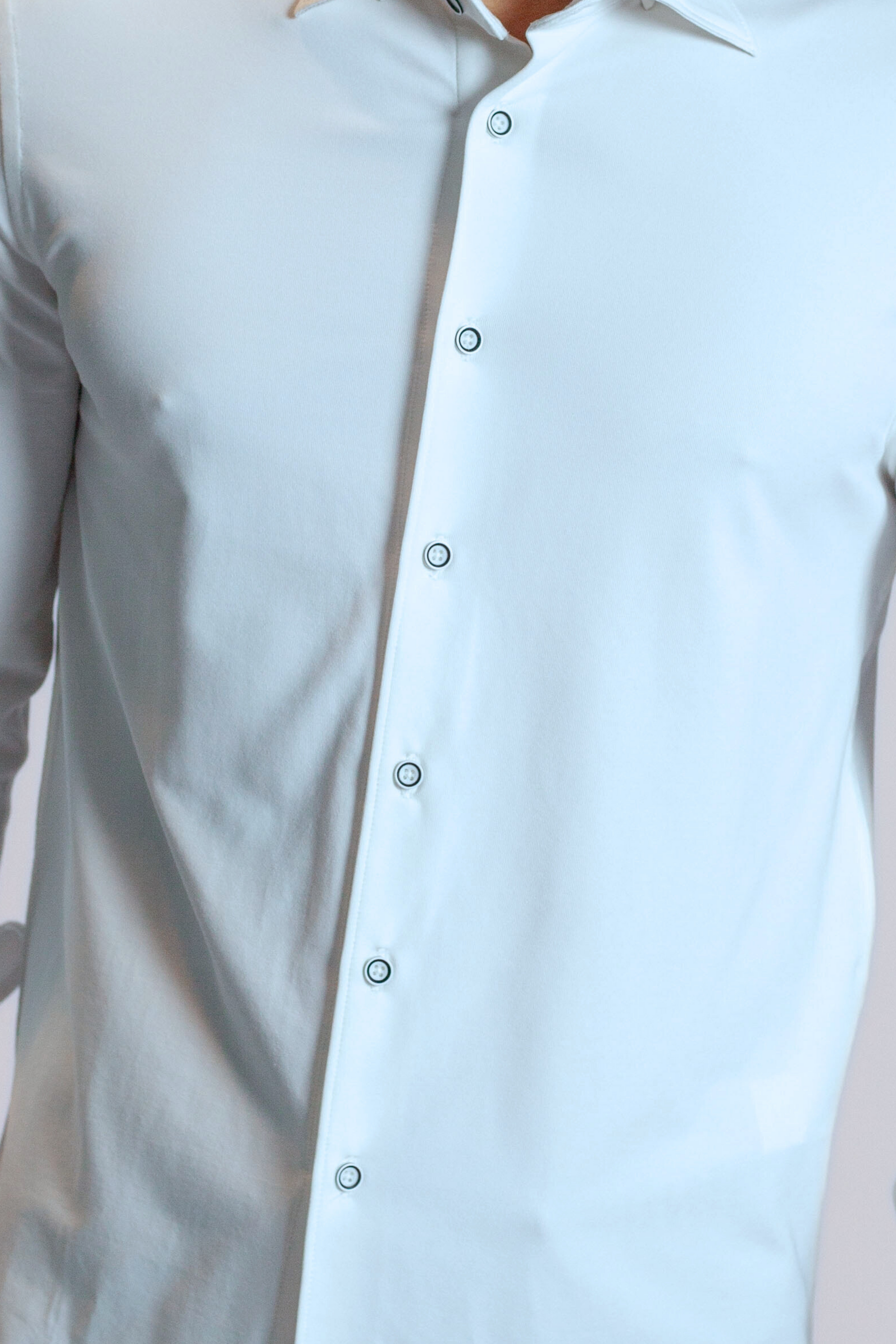 Single Shot Long Sleeve Tech Shirt - Light Blue Buki