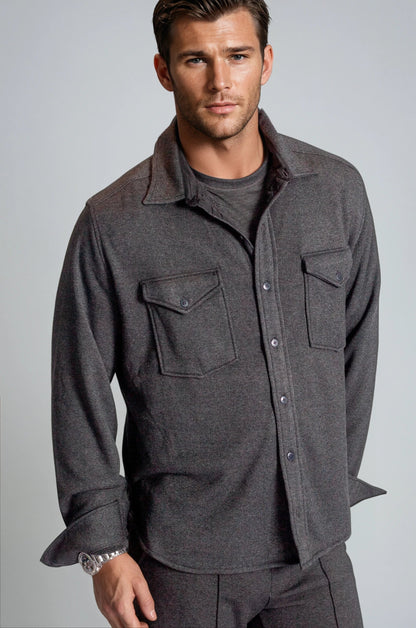 Soft Knit CPO Overshirt Buki