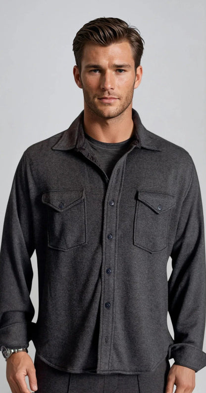 Soft Knit CPO Overshirt Buki
