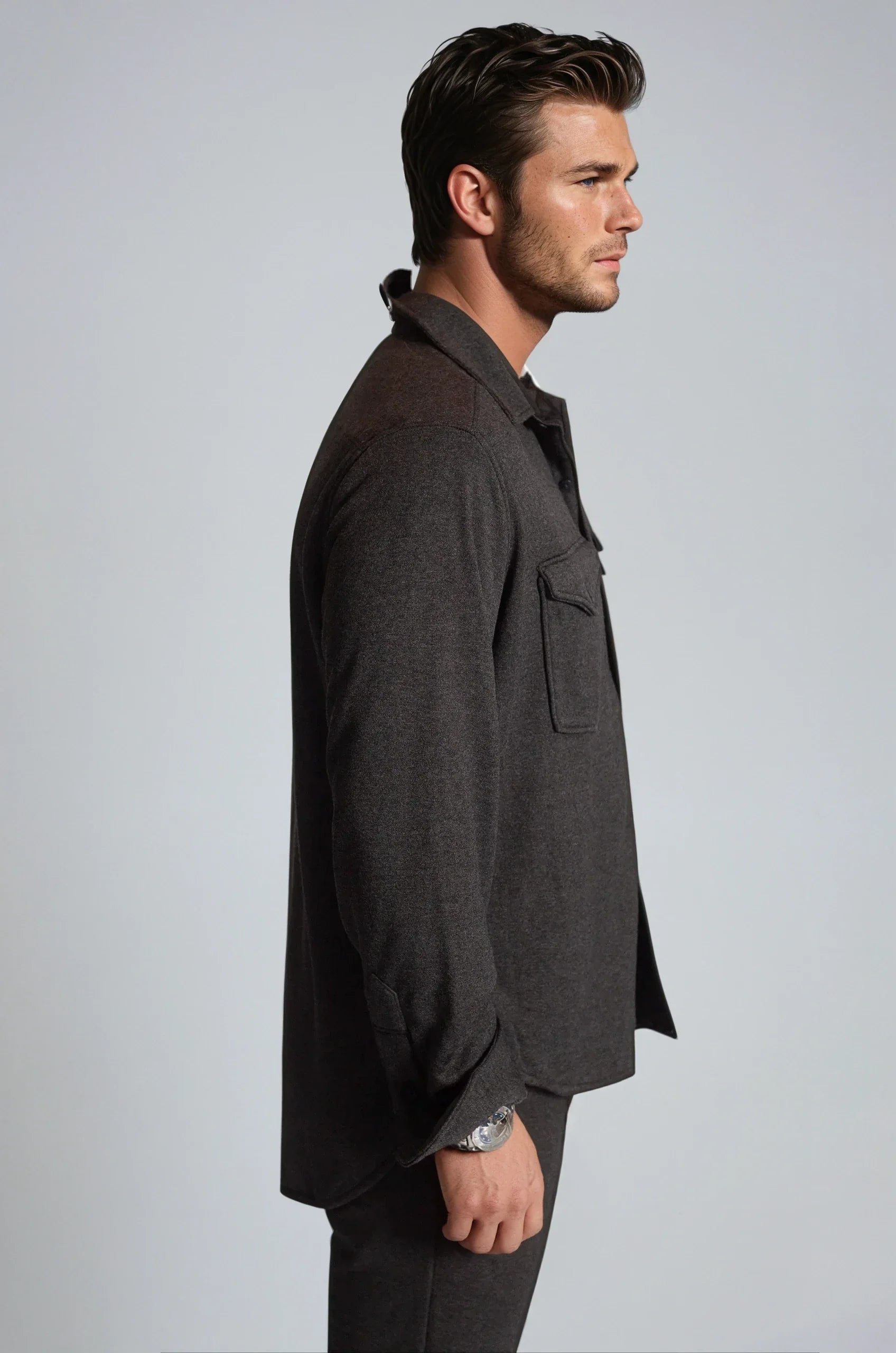 Soft Knit CPO Overshirt Buki