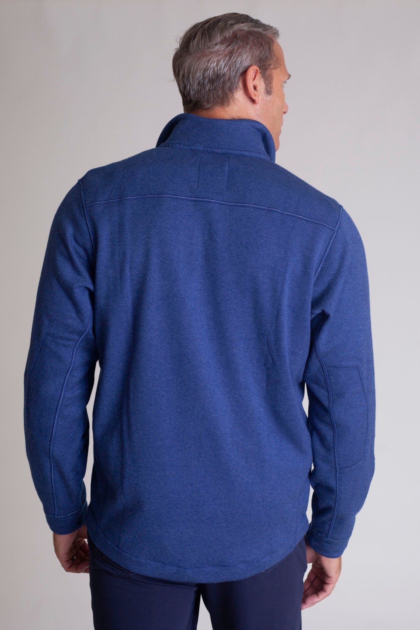 Voey Quarter Zip Sweatshirt - Tokyo Blue Buki