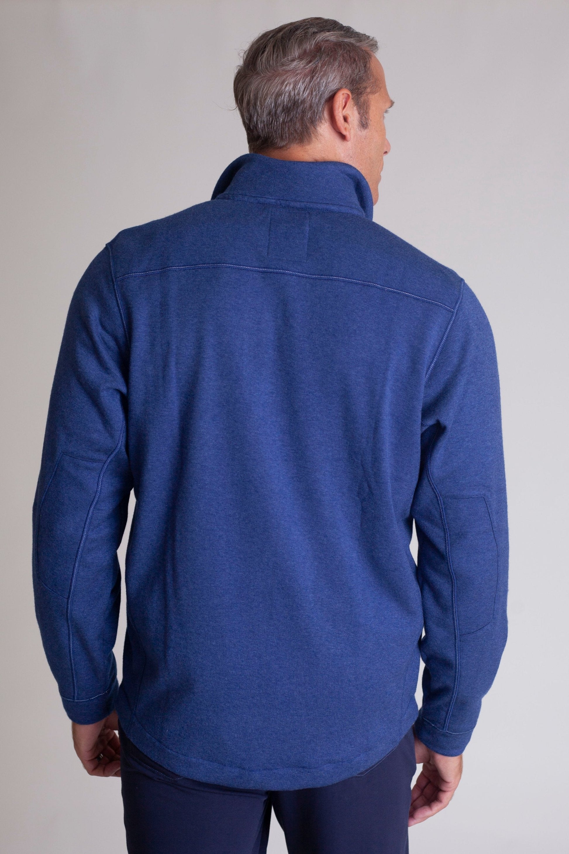 Voey Quarter Zip Sweatshirt - Tokyo Blue Buki