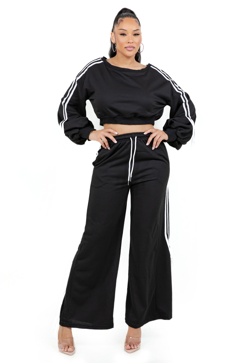WOMEN FASHION SWEATSHIRT AND PANTS SET BY CLAUDE
