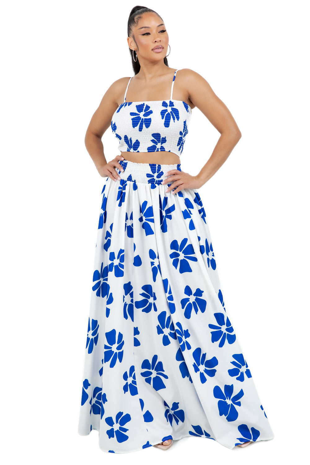 WOMEN FASHION TOP AND SKIRT SET BY CLAUDE