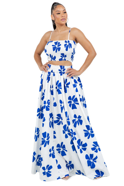 WOMEN FASHION TOP AND SKIRT SET BY CLAUDE