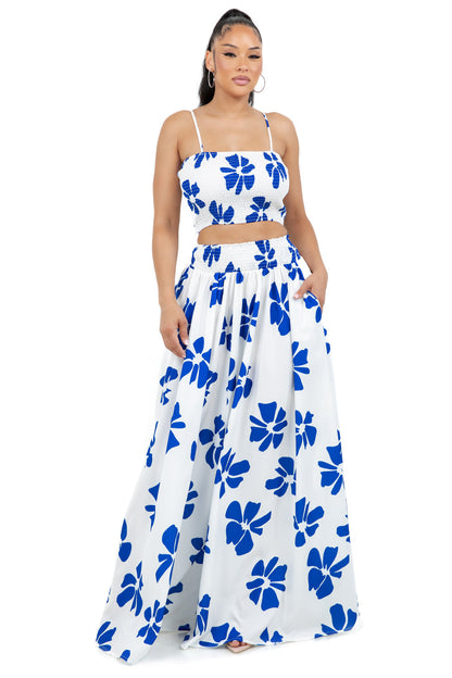 WOMEN FASHION TOP AND SKIRT SET BY CLAUDE