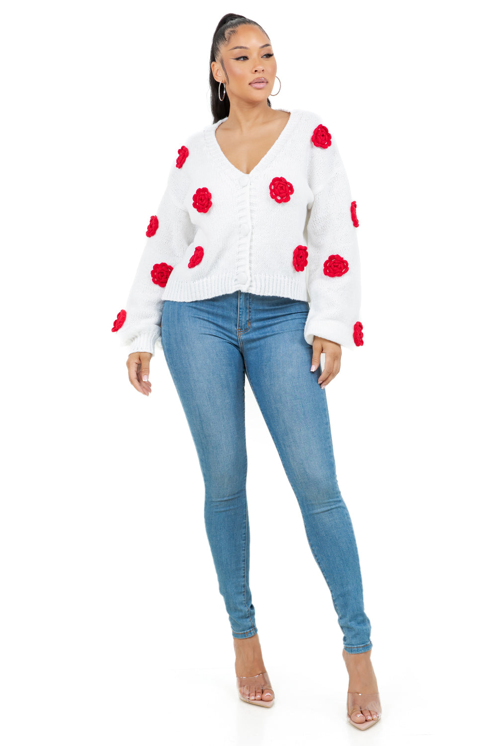 WOMEN FASHION SWEATER CARDIGAN BY CLAUDE