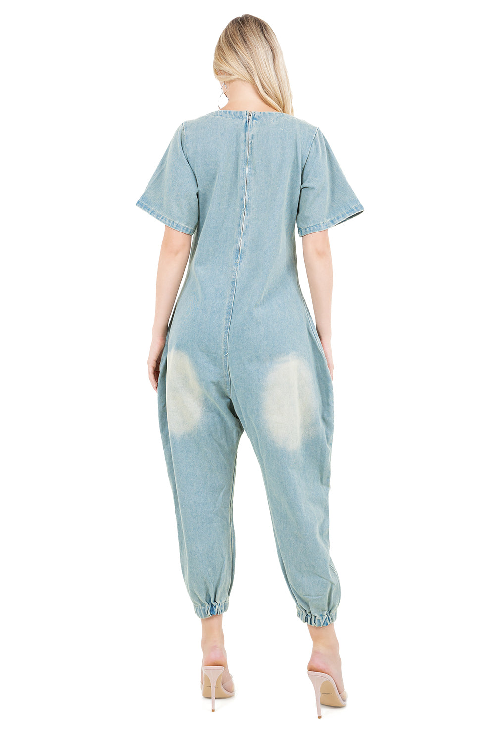 WOMEN FASHION DENIM JUMPSUIT BY CLAUDE