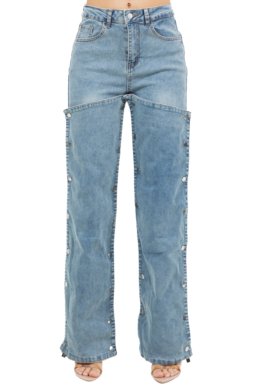 WOMEN FASHION STYLE DENIM PANTS BY CLAUDE