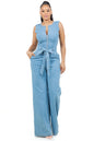 WOMEN FASHION DENIM JUMPSUIT BY CLAUDE