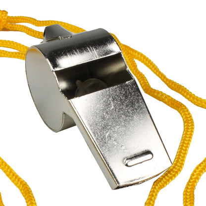 Metal Whistle with Lanyard - Extra Loud quakekits.com
