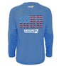 Youth American Fish UV Fishing Shirt (8-20)