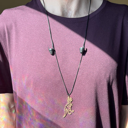 Geo Dino Earplug Necklace Wook Plugs