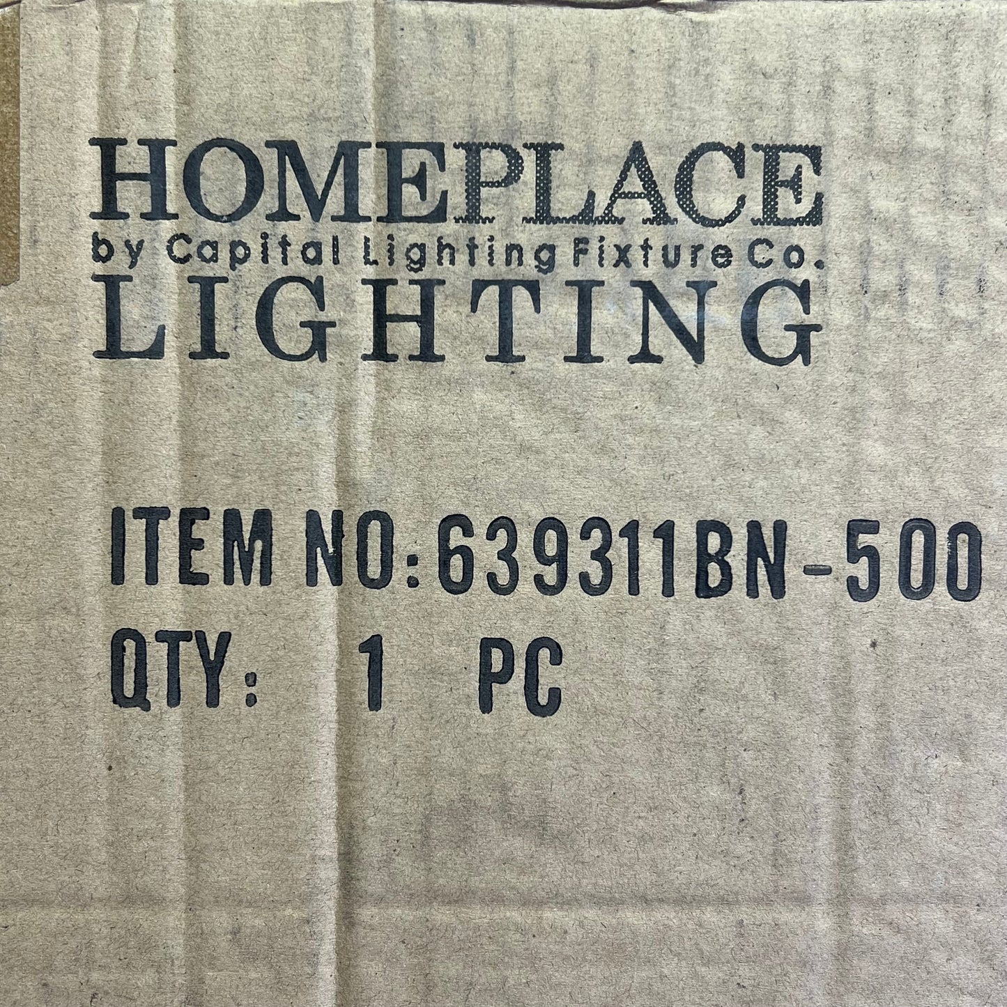 HOME PLACE  Modern Carter Sconce Lighting Fixture  Brushed Nickel 639311BN-500 PayWut