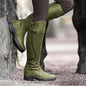 Vintage Ride Leather Boots - Stylish Retro Riding Boots for Trendy Women Country in My Heart